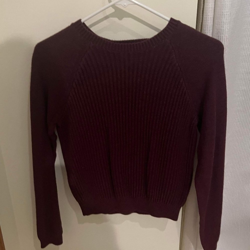 Aeropostale wine red sweater